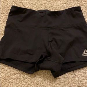Reebok lifting shorts.